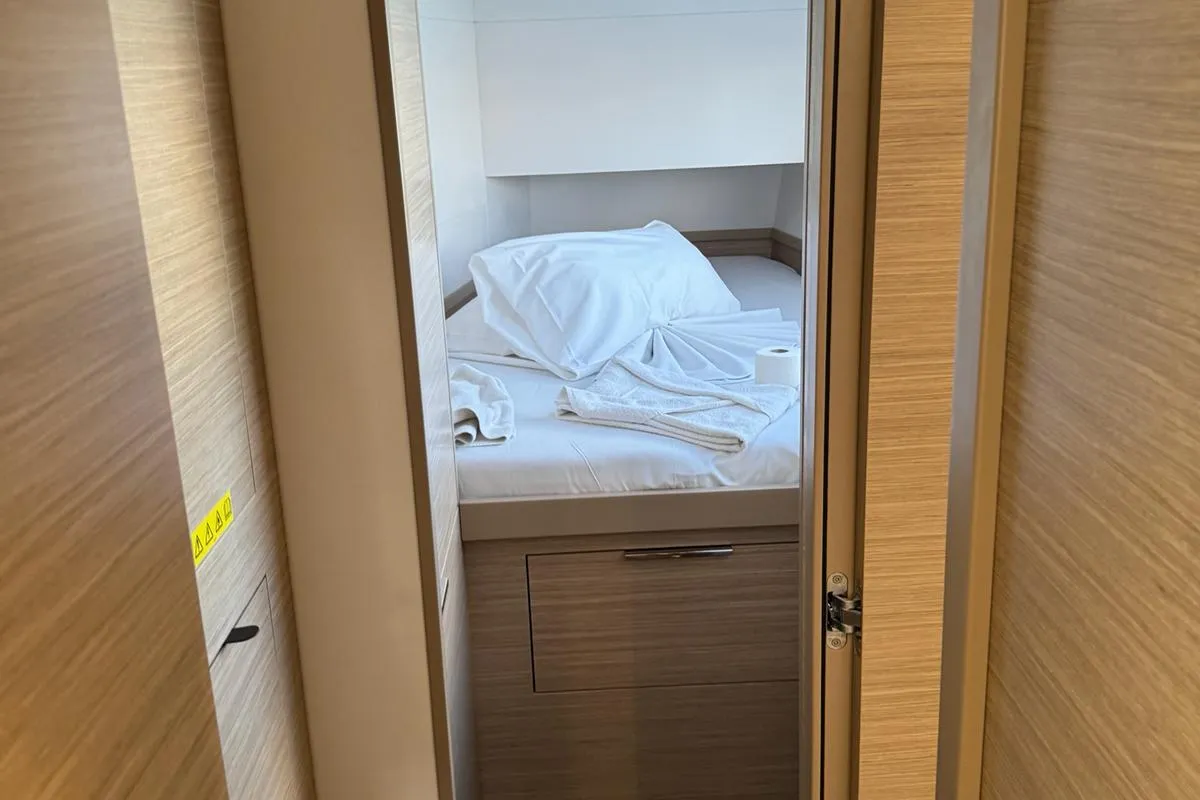 Cabin on Ti-Bo III, a Lagoon 40 catamaran at Alameda, United States
