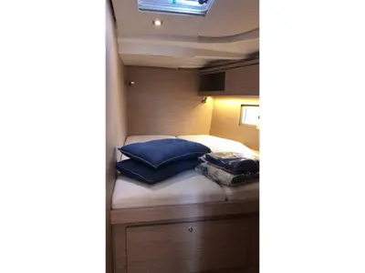 Cabin on Kos 51.1, a Beneteau Oceanis 51.1 sailboat at Municipal Unit of Lefkada, Greece