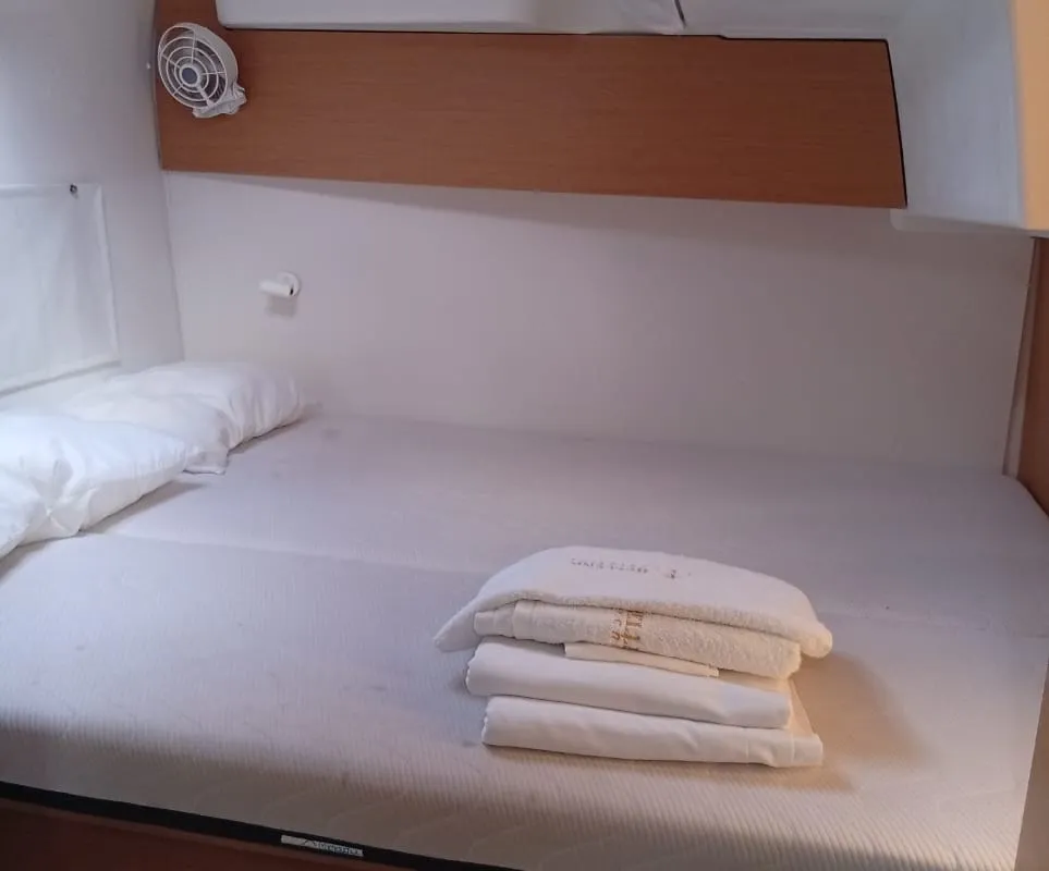 Cabin on Amare II, a Excess 11 catamaran at Kontokali, Greece