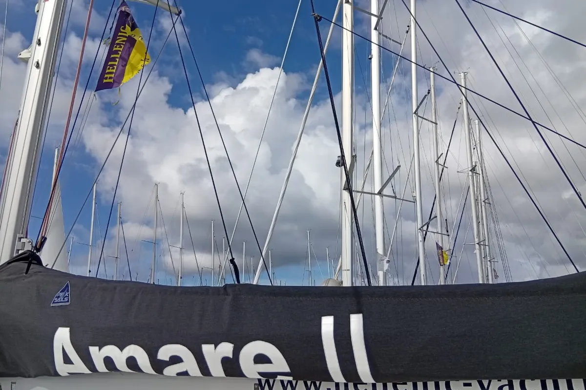 Cabin on Amare II, a Excess 11 catamaran at Kontokali, Greece