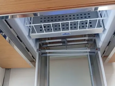 Galley of Amare II, a Excess 11 catamaran at Kontokali, Greece