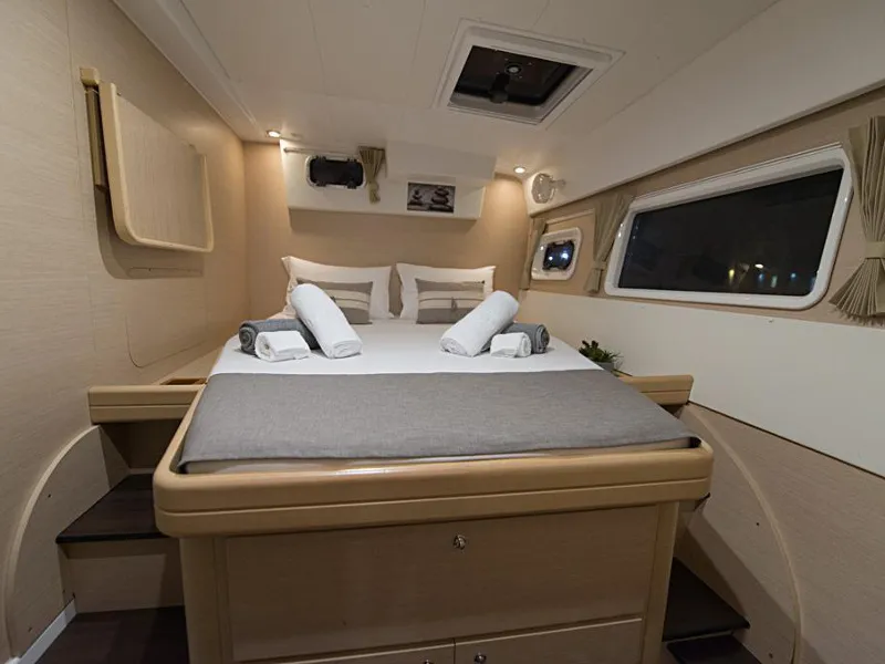 Cabin on Nirvana, a Lagoon 421 catamaran at Municipal Unit of Lefkada, Greece