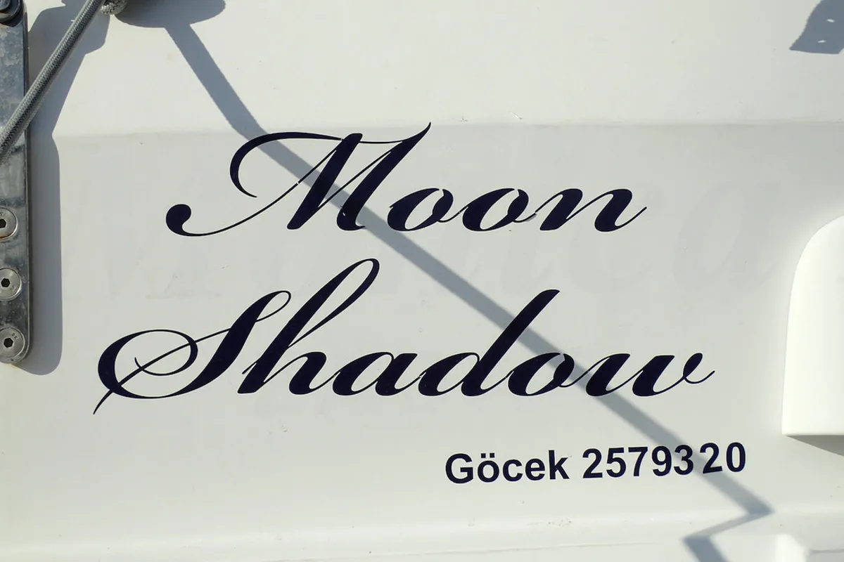 Moon Shadow, a Elan 444 Impression sailboat at Fethiye, Turkey