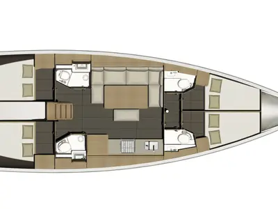 Summer Planet, a Dufour 460 GL sailboat at Tonnarella, Italy