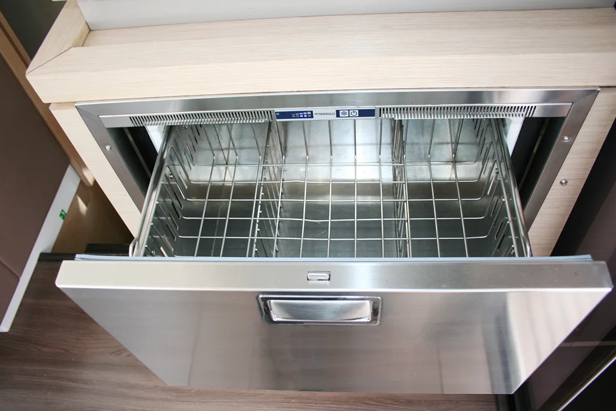 Galley of Admira, a Fountaine Pajot Lucia 40 catamaran at Seget Donji, Croatia