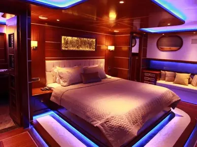 Cabin on Gulet Custom built 183, a sailboat at Bodrum, Turkey
