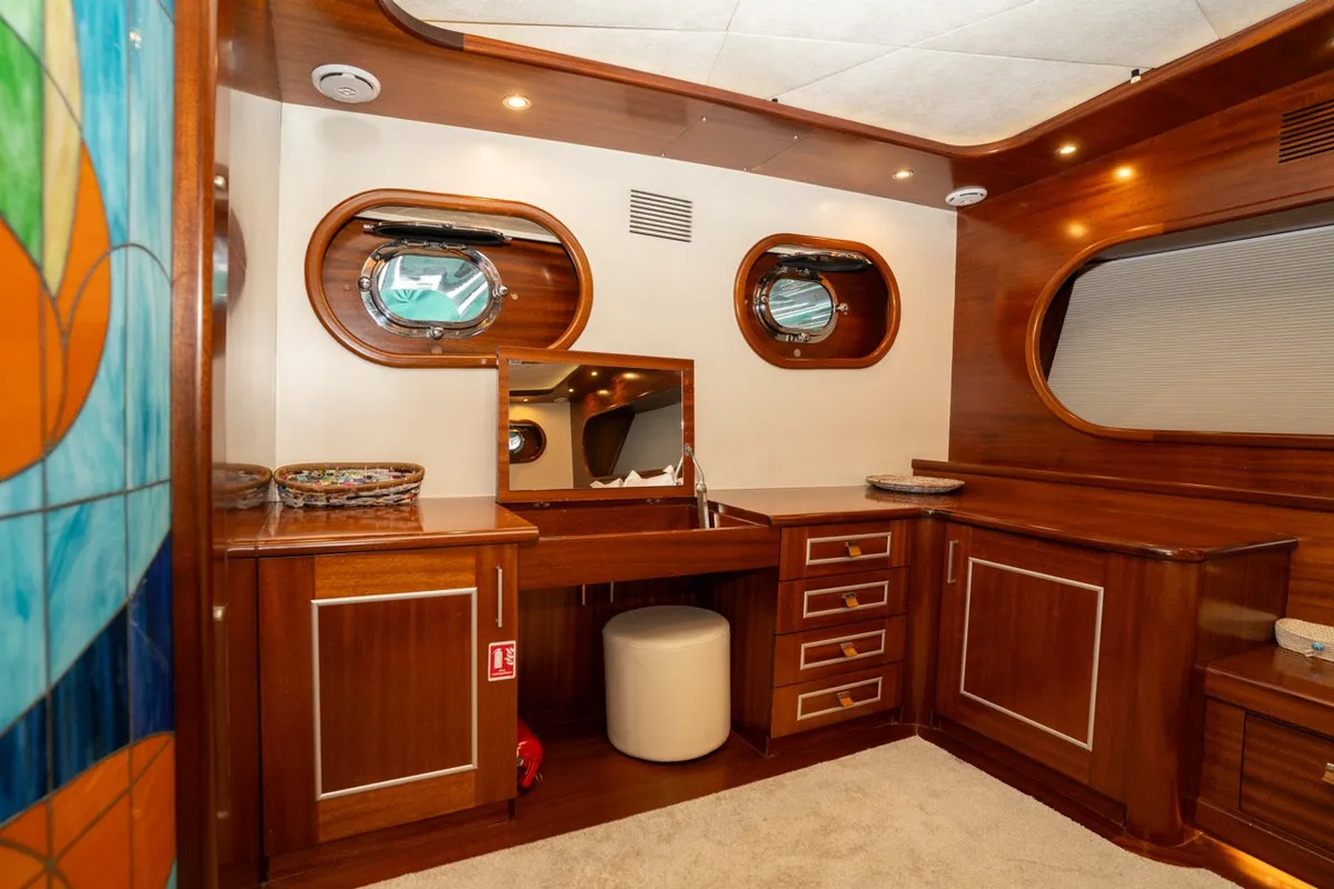 Cabin on Gulet Custom built 183, a sailboat at Bodrum, Turkey