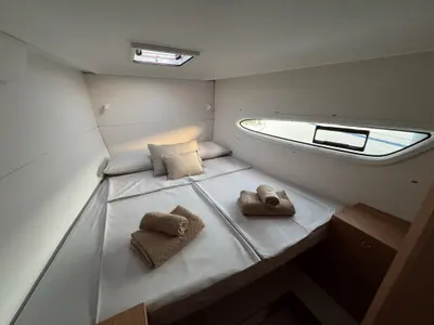 Cabin on Matì, a Excess 14 catamaran at Rodi Garganico, Italy