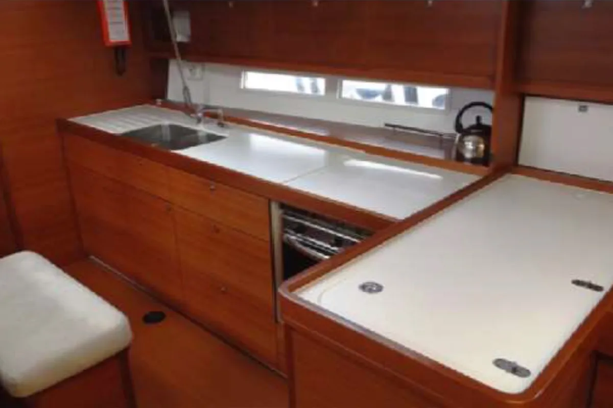 OSCAR TIME, a Dufour 450 Grand Large sailboat at Kalkara, Malta