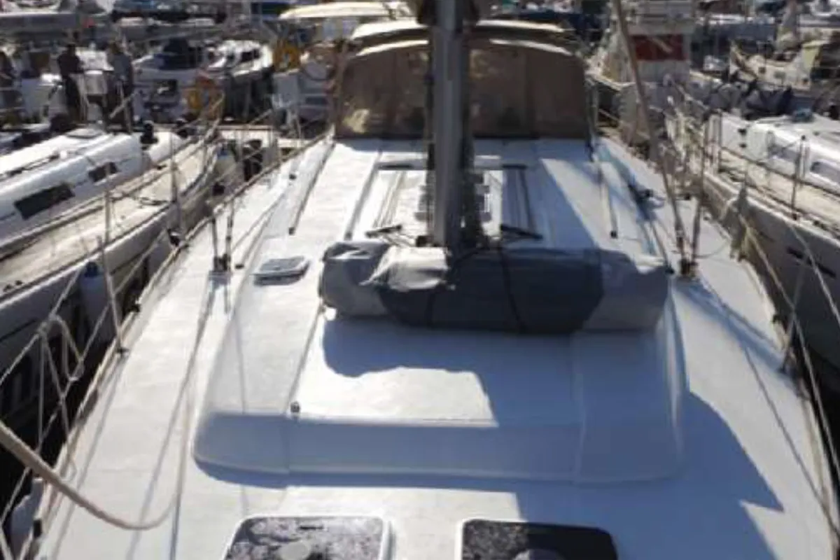 OSCAR TIME, a Dufour 450 Grand Large sailboat at Kalkara, Malta