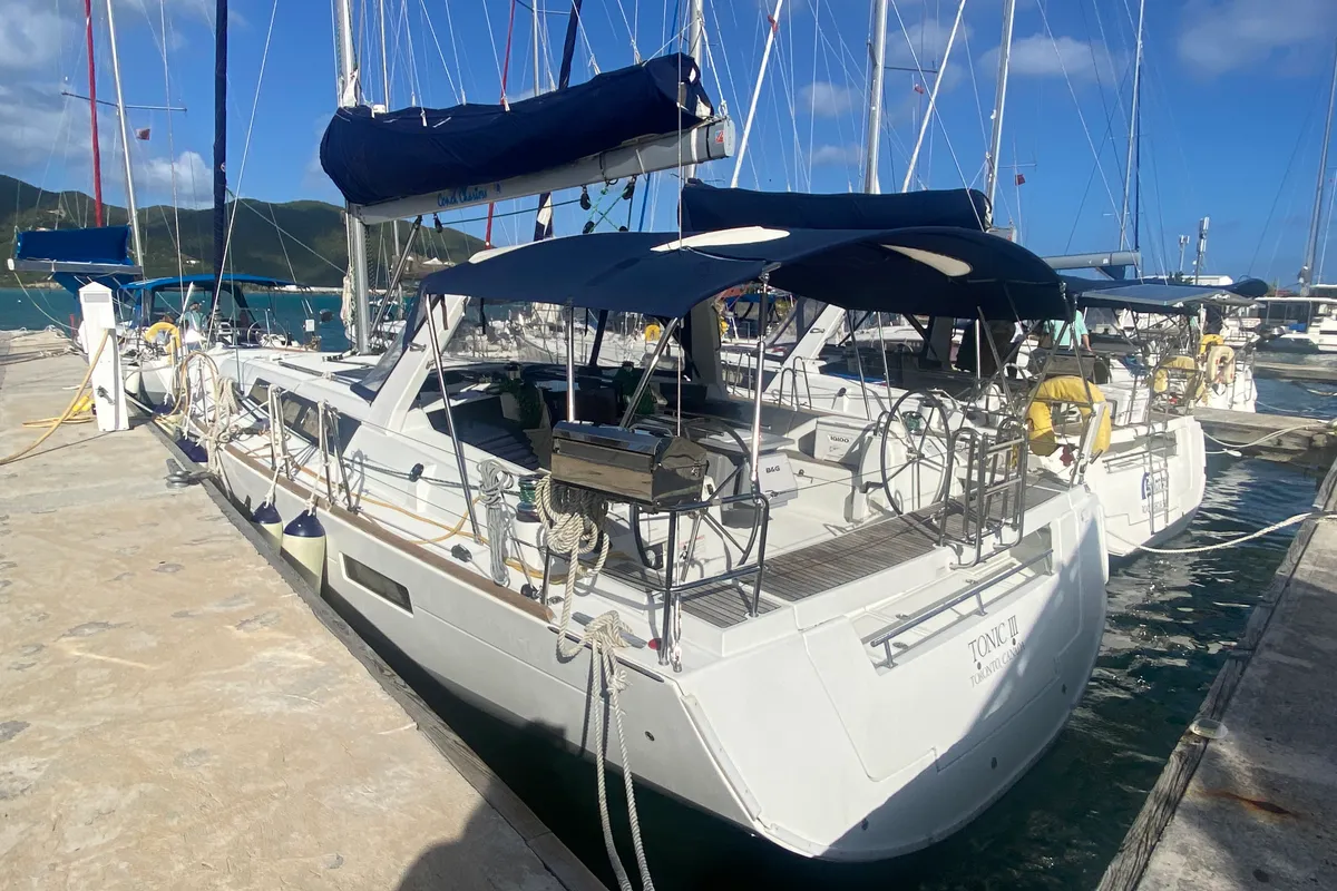 Tonic III, a Beneteau Oceanis 45 sailboat at Road Town, British Virgin Islands