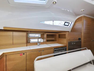 Galley of Moon Pearl, a Elan Impression 45.1 sailboat at Biograd na Moru, Croatia