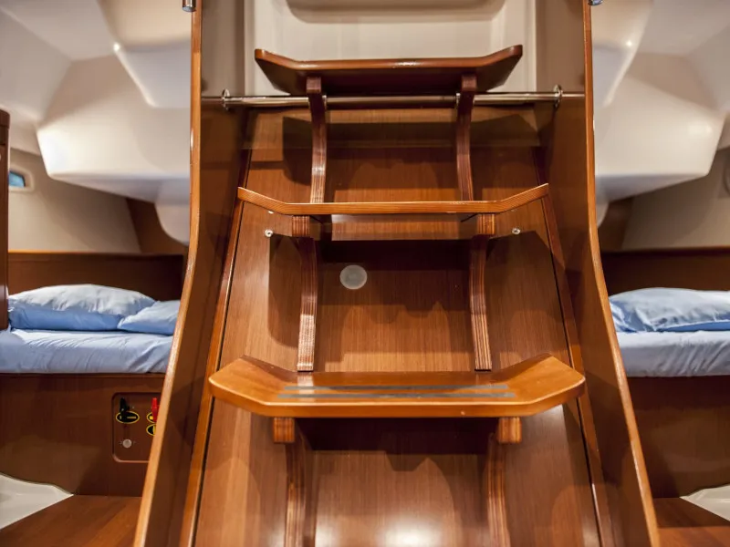 Cabin on OASIS - | Bowthruster | Solar P , a Beneteau Oceanis 43 sailboat at Municipal Unit of Lefkada, Greece