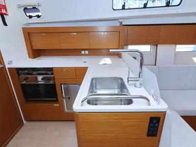 Galley of Cleo, a Hanse 410 sailboat at Općina Sukošan, Croatia