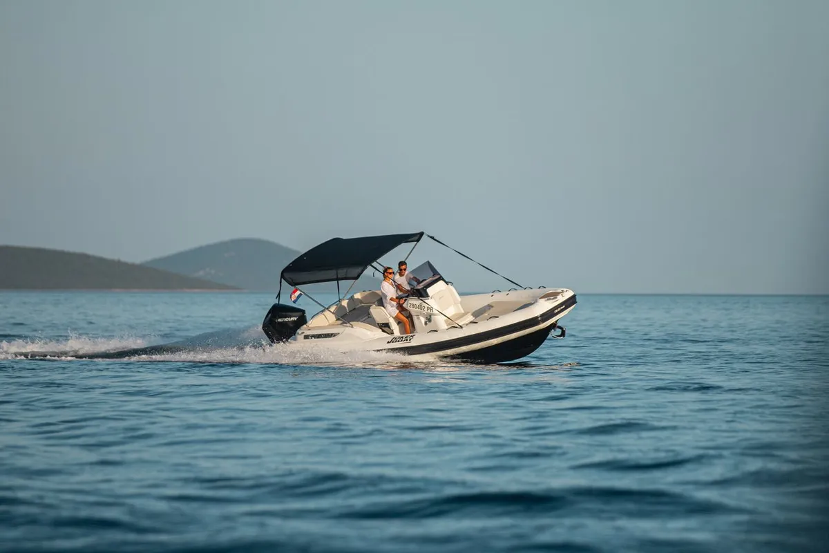 Exterior view of Joker Boat Clubman 22 Plus, a Joker Boat Clubman 22 Plus RIB at Općina Sukošan, Croatia