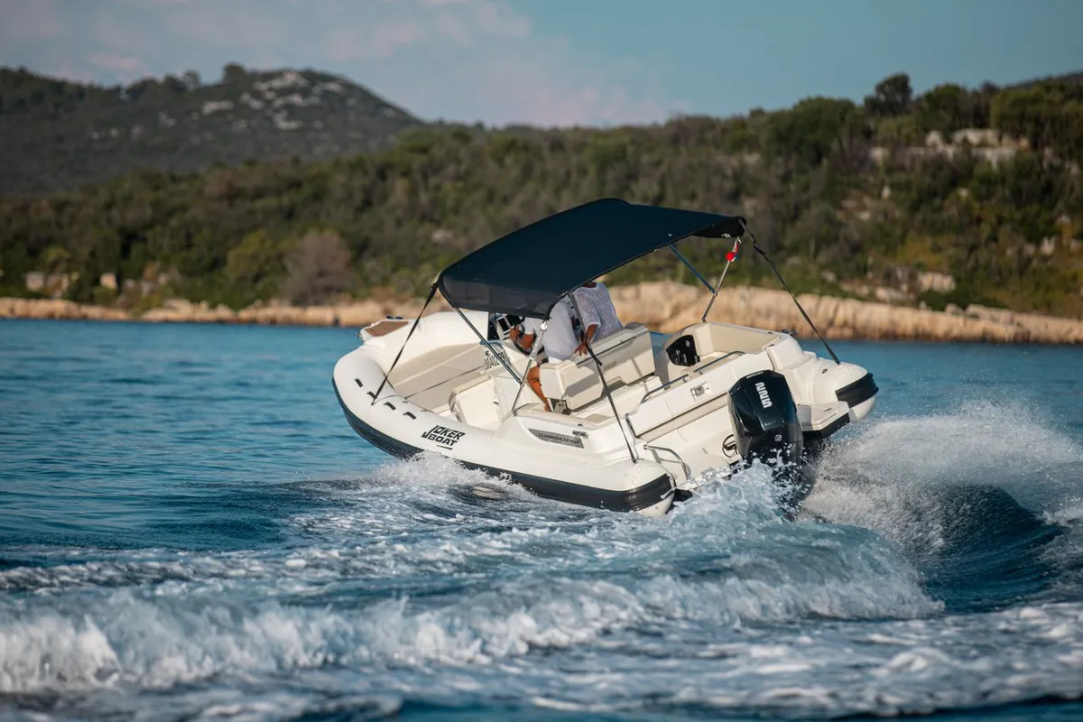 Exterior view of Joker Boat Clubman 22 Plus, a Joker Boat Clubman 22 Plus RIB at Općina Sukošan, Croatia