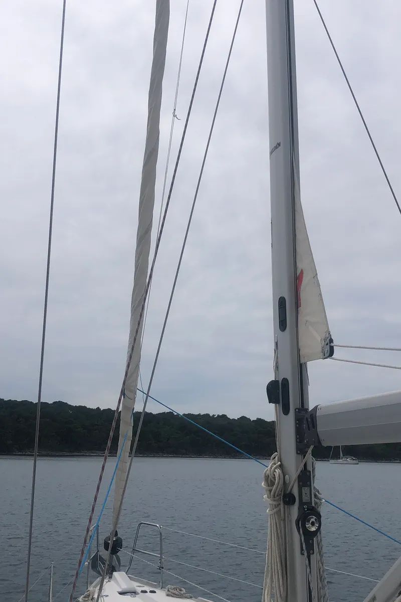 AirTime 3, a Elan Impression 45.1 sailboat at Mali Lošinj, Croatia