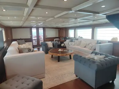 Salon of Kokomo Nights, a Gulet Luxury Motor Yacht motor yacht at Athens, Greece