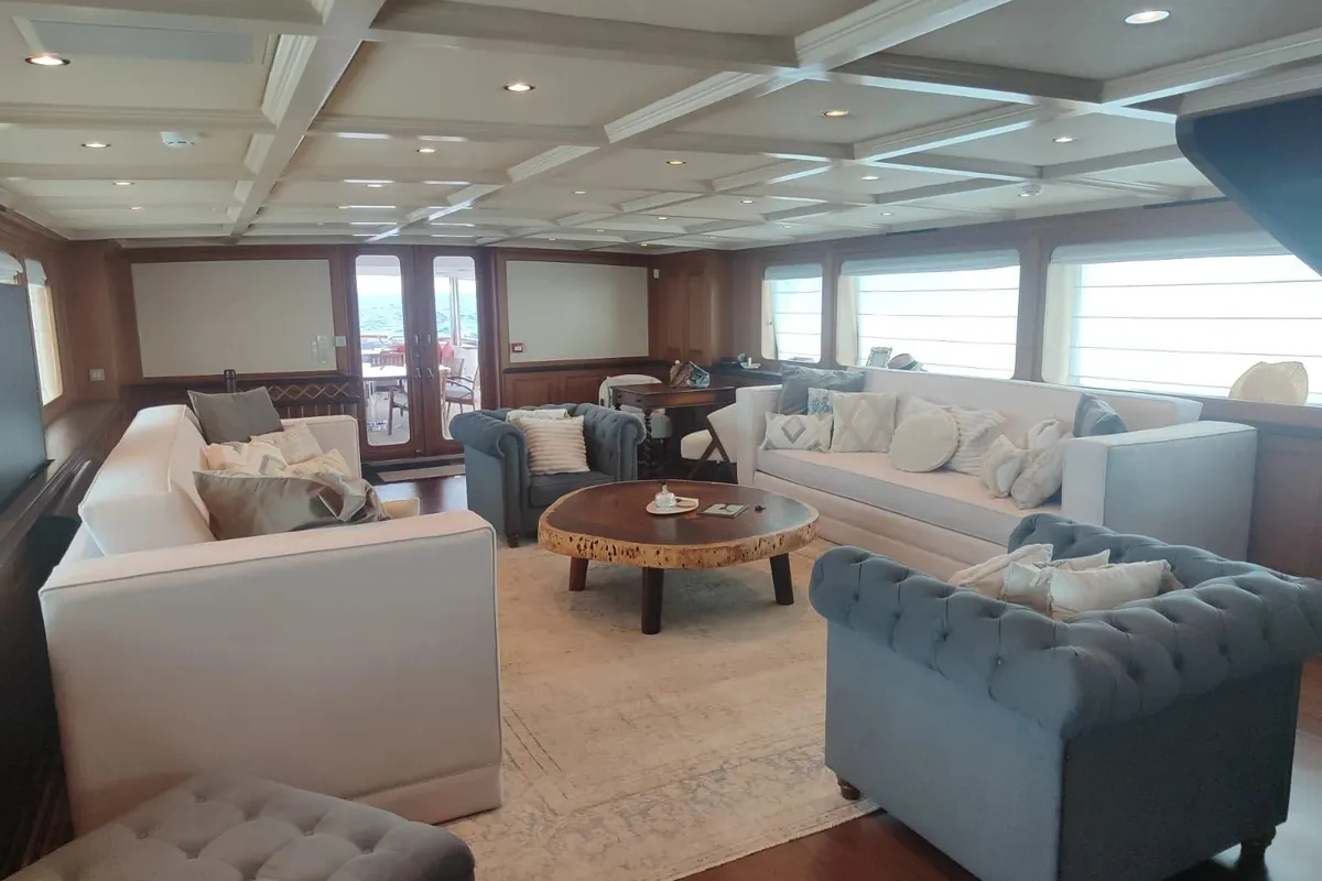 Salon of Kokomo Nights, a Gulet Luxury Motor Yacht motor yacht at Athens, Greece