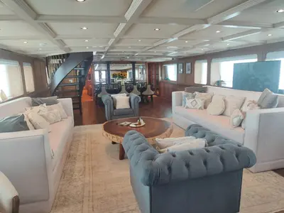 Salon of Kokomo Nights, a Gulet Luxury Motor Yacht motor yacht at Athens, Greece