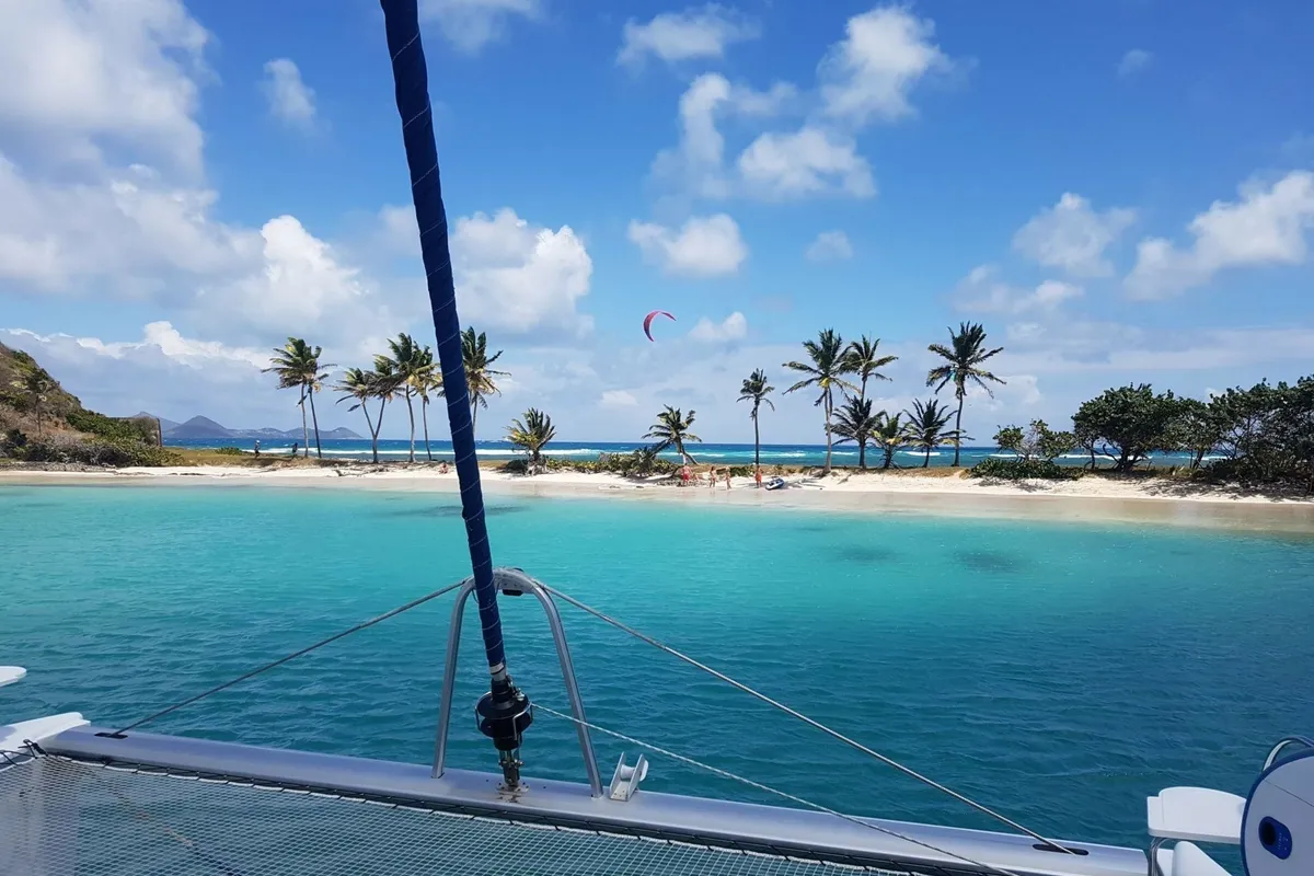 Premium +, a Fountaine Pajot Tanna 47 catamaran at Pointe-à-Pitre, France
