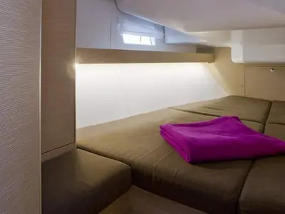 Cabin on Shamal, a Elan Impression 40 sailboat at Grad Biograd na Moru, Croatia