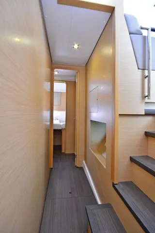 Cabin on Callisto L400, a Lagoon 400 S2 catamaran at Lavreotiki Municipal Unit, Greece