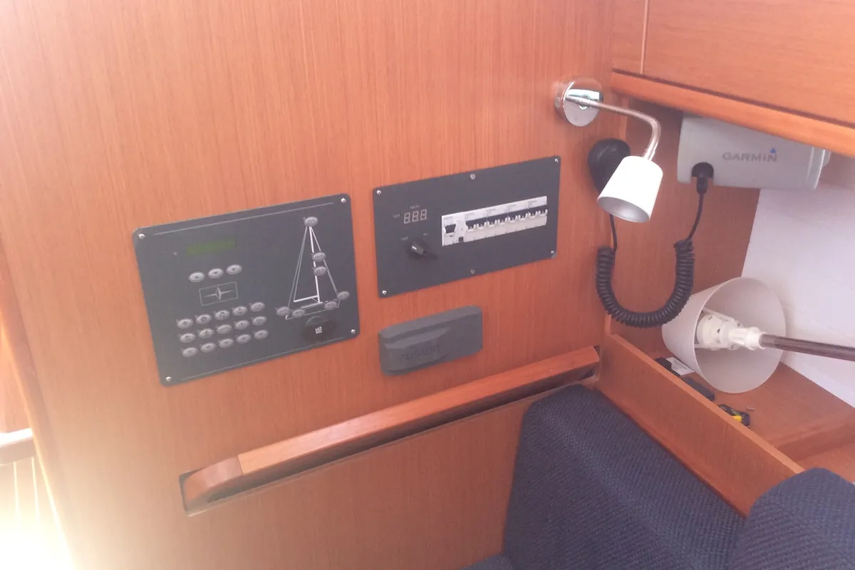 Elnath, a Bavaria Cruiser 37 sailboat at Olbia, Italy