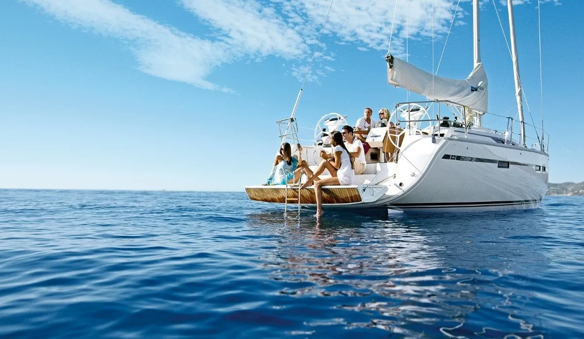 Miber Ahren, a Bavaria Cruiser 46 sailboat at Fethiye, Turkey