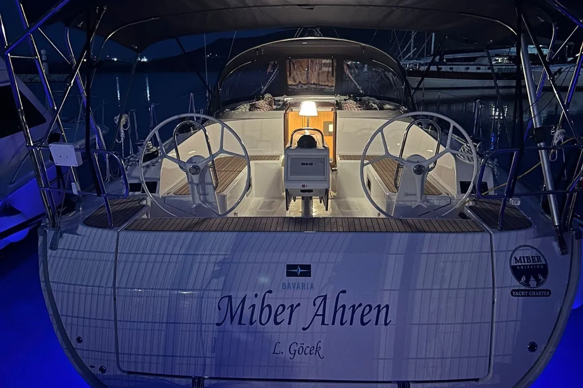 Miber Ahren, a Bavaria Cruiser 46 sailboat at Fethiye, Turkey