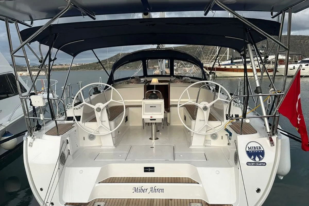 Miber Ahren, a Bavaria Cruiser 46 sailboat at Fethiye, Turkey