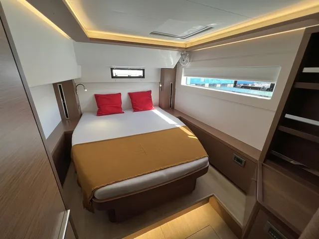 Cabin on Sol Griso, a Lagoon 46 catamaran at Cienfuegos, Cuba