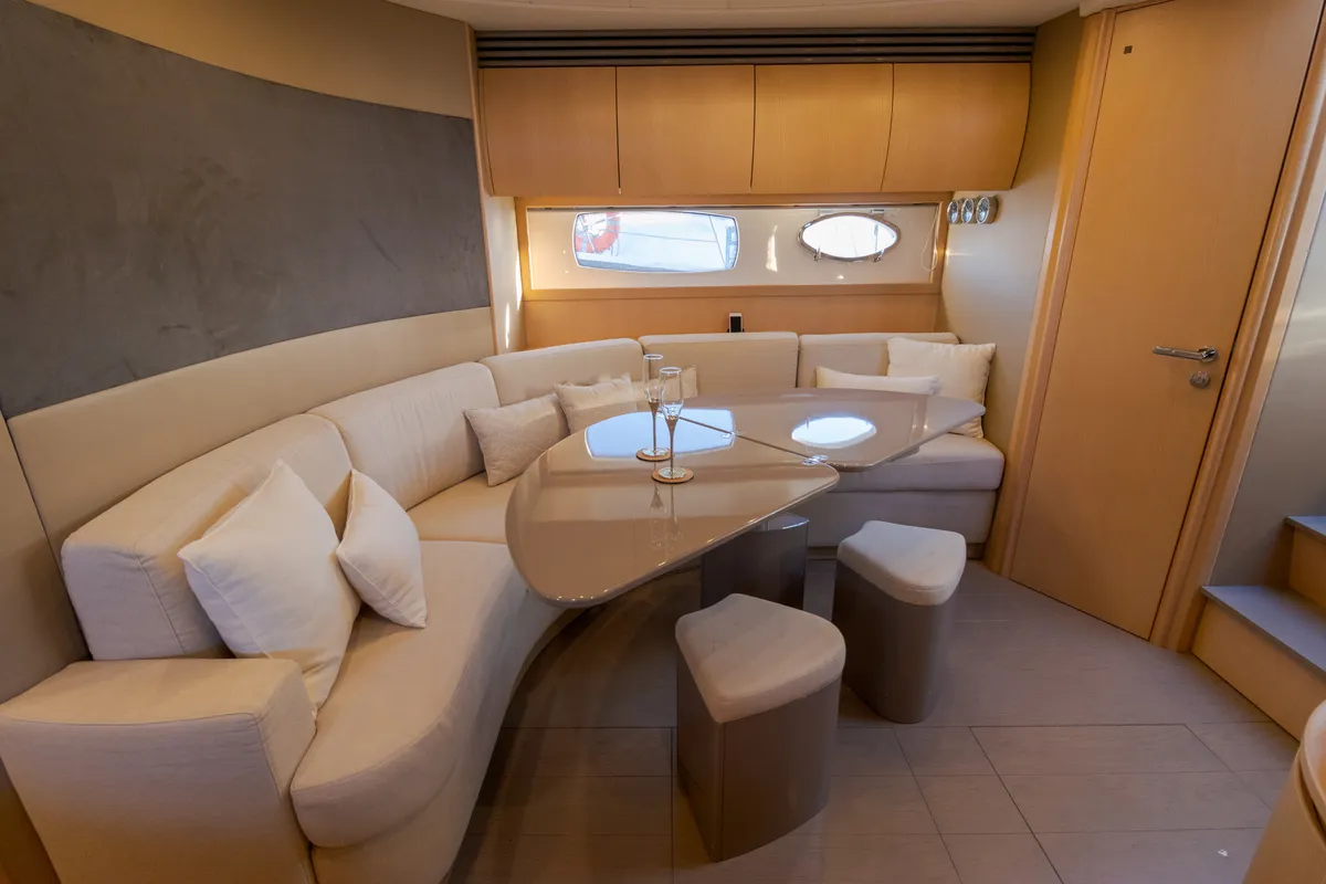 Pershing 50, a motor yacht at Olbia, Italy