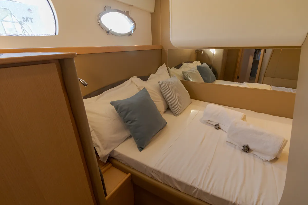 Pershing 50, a motor yacht at Olbia, Italy