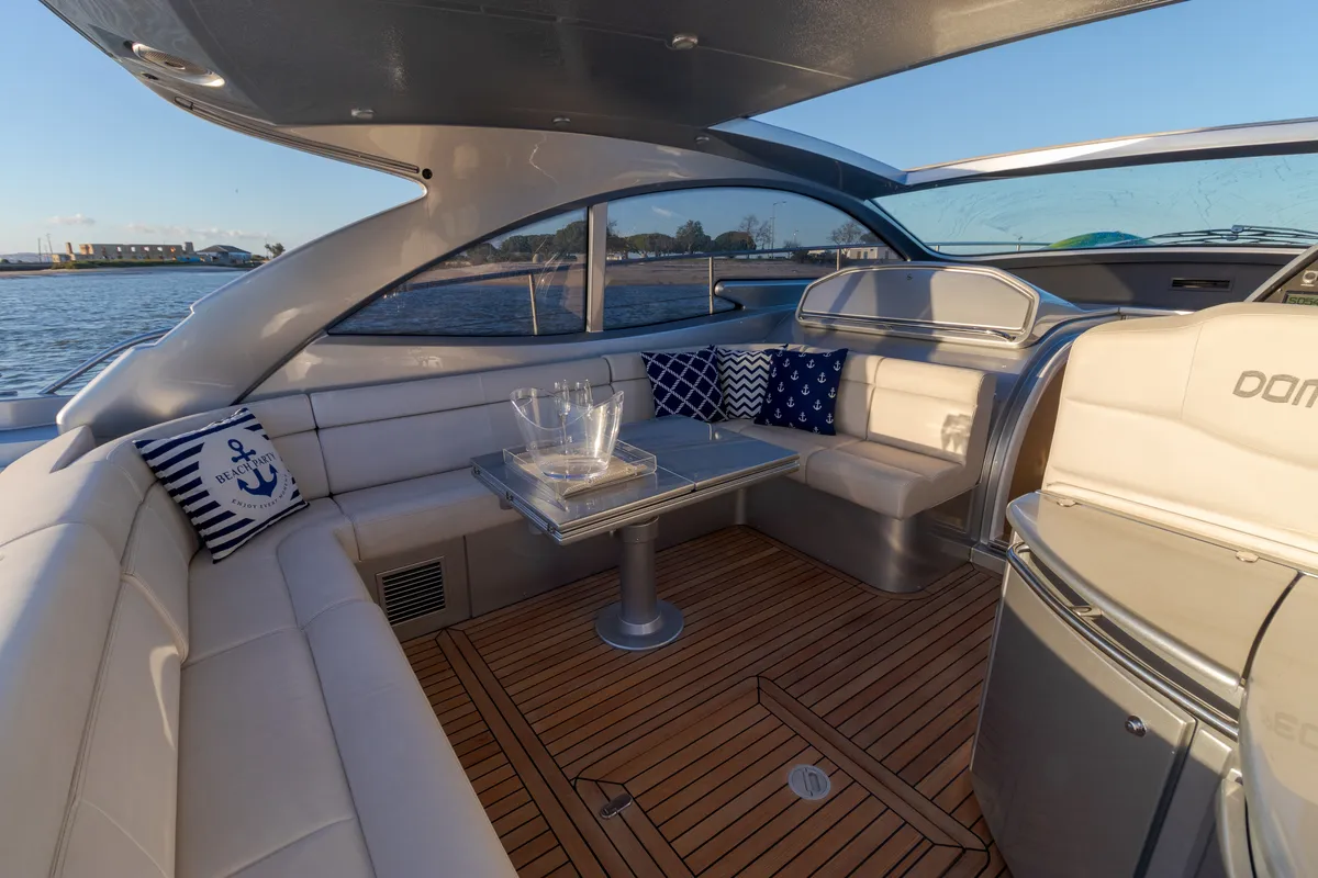 Pershing 50, a motor yacht at Olbia, Italy