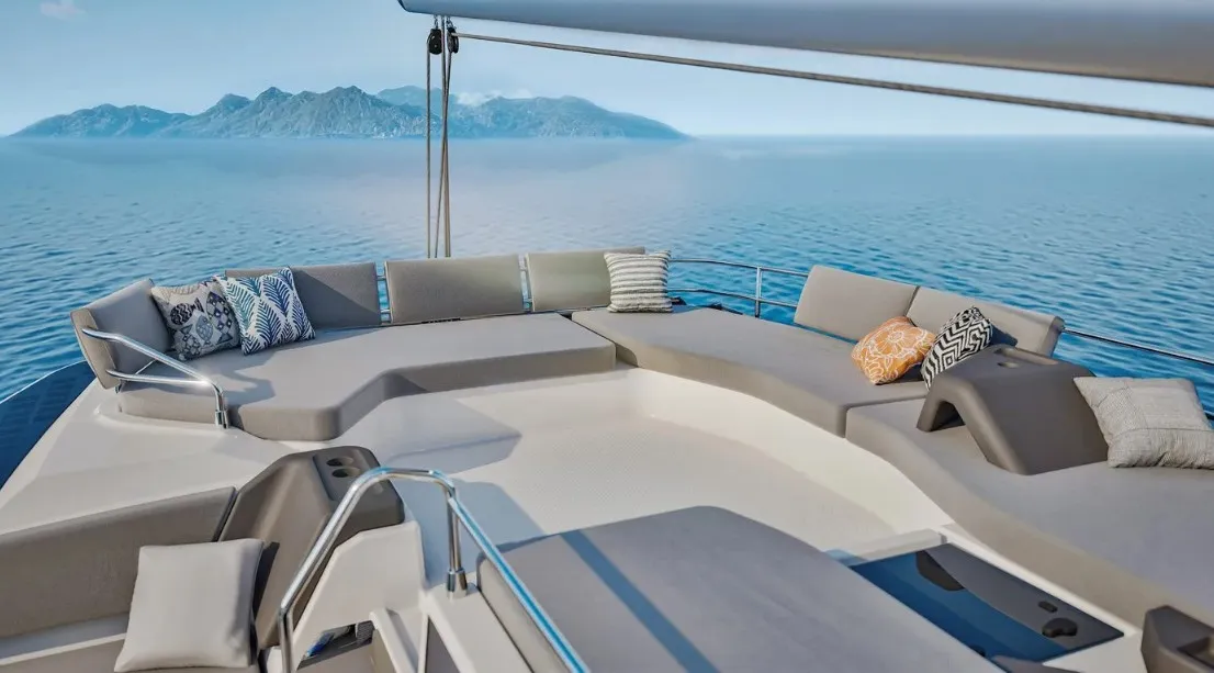 Selah Vie, a Fountaine Pajot FP 44 Quatuor catamaran at Charlotte Amalie, United States