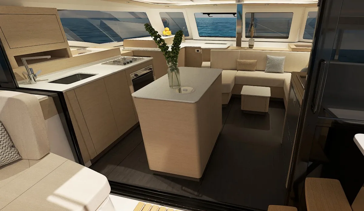Selah Vie, a Fountaine Pajot FP 44 Quatuor catamaran at Charlotte Amalie, United States