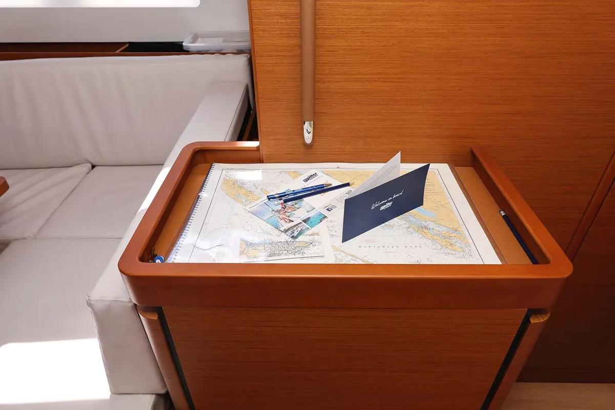 Pollux, a Jeanneau Sun Odyssey 490 sailboat at Grad Trogir, Croatia