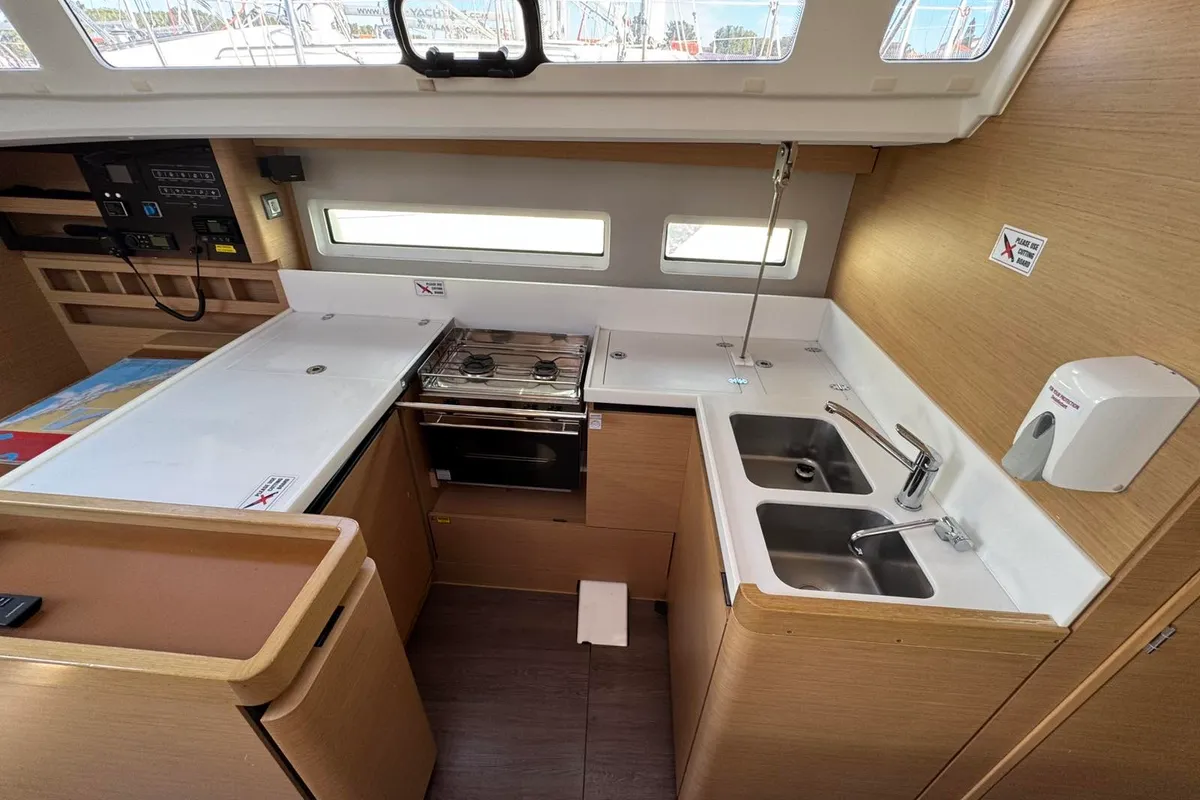 Sea Star, a Jeanneau Sun Odyssey 440 sailboat at Grad Biograd na Moru, Croatia