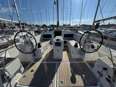 Sea Star, a Jeanneau Sun Odyssey 440 sailboat at Grad Biograd na Moru, Croatia