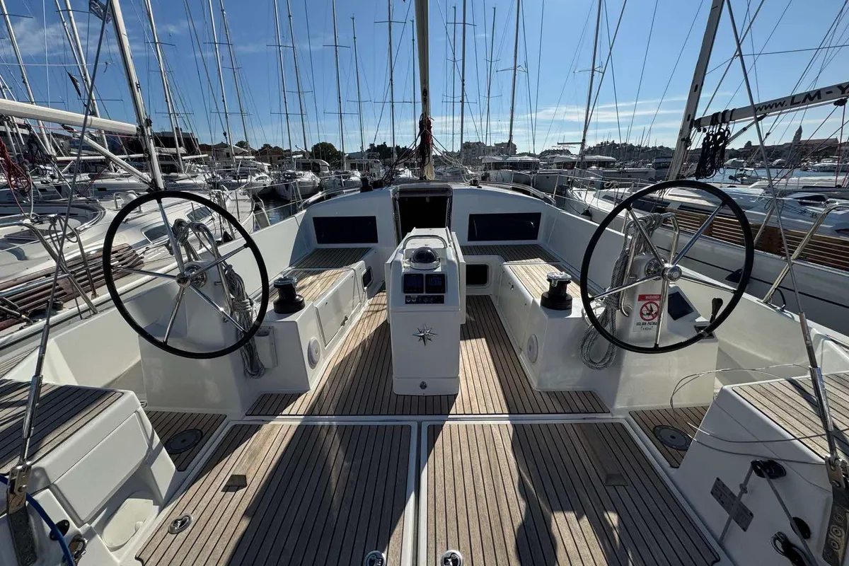 Sea Star, a Jeanneau Sun Odyssey 440 sailboat at Grad Biograd na Moru, Croatia