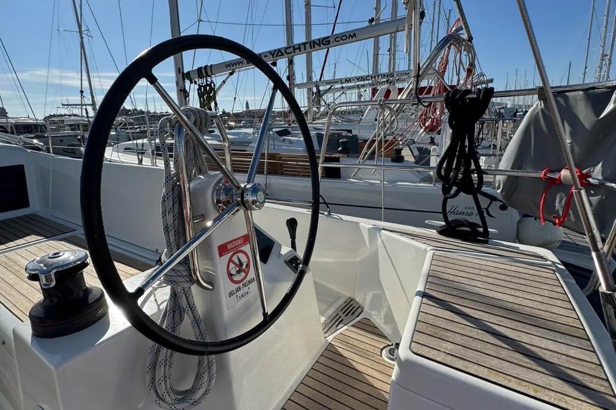 Sea Star, a Jeanneau Sun Odyssey 440 sailboat at Grad Biograd na Moru, Croatia