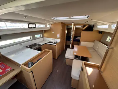 Sea Star, a Jeanneau Sun Odyssey 440 sailboat at Grad Biograd na Moru, Croatia