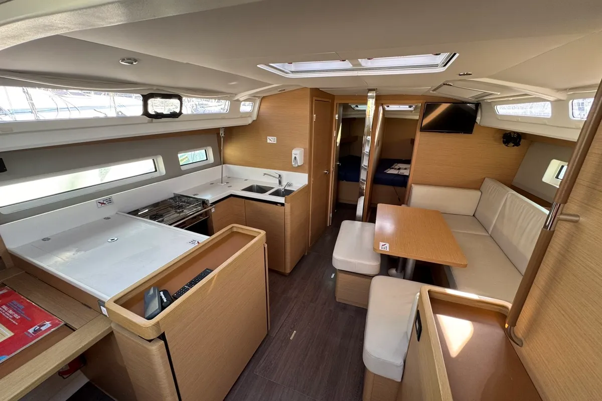 Sea Star, a Jeanneau Sun Odyssey 440 sailboat at Grad Biograd na Moru, Croatia