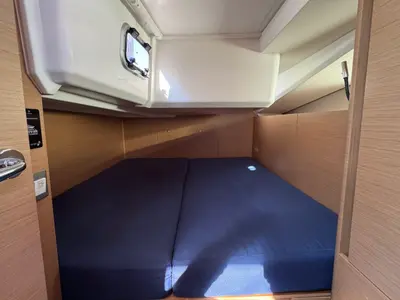 Cabin on Sea Star, a Jeanneau Sun Odyssey 440 sailboat at Biograd na Moru, Croatia