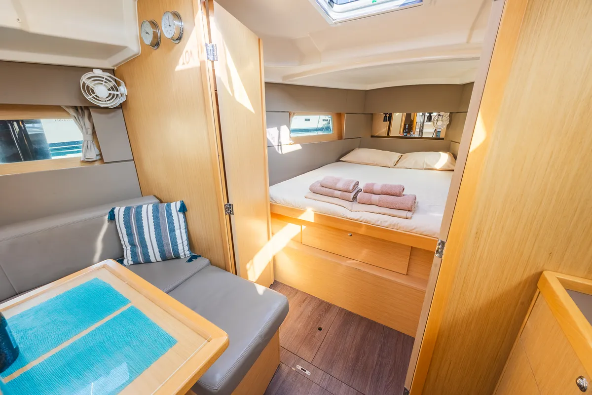 Elisa, a Beneteau Oceanis 38.1 sailboat at Municipal Unit of Lefkada, Greece