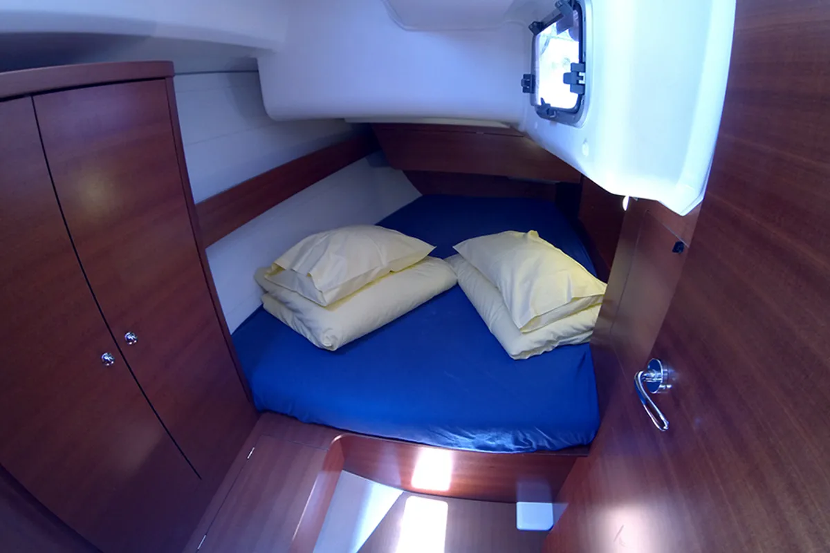 Cabin on China Girl, a Dufour 375 GL sailboat at Grad Šibenik, Croatia