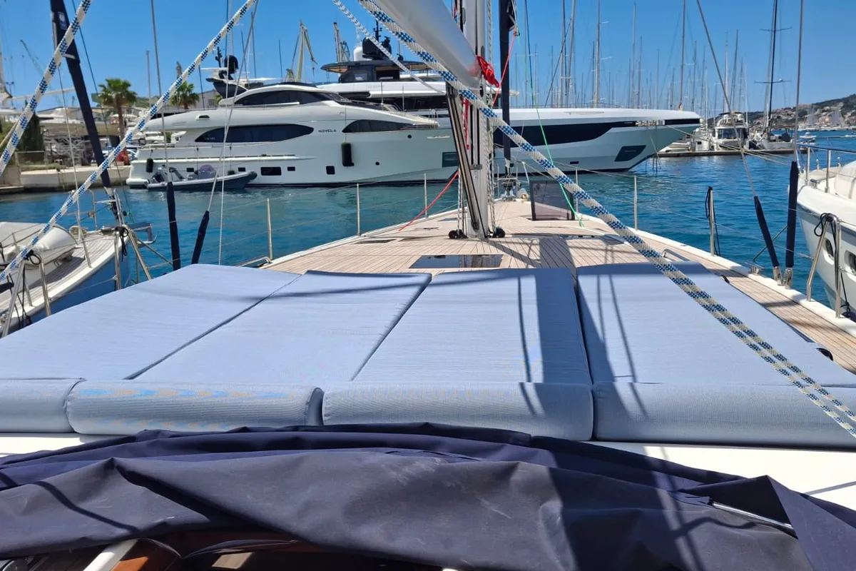 Akram, a D&D Kufner 57 sailboat at Grad Trogir, Croatia