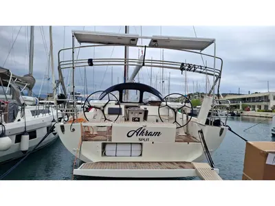 Akram, a D&D Kufner 57 sailboat at Grad Trogir, Croatia