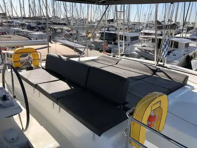 Ioli, a Lagoon 50 catamaran at Athens, Greece